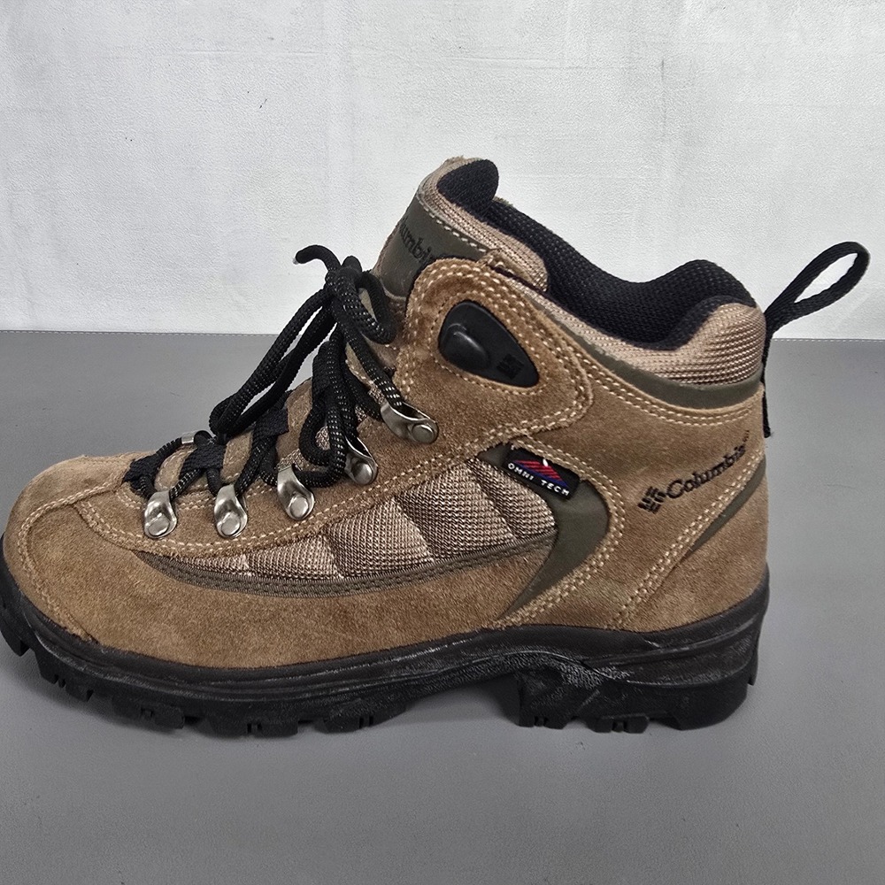 Columbia Copper River II Womens Hiking Boots Brown Suede Omni-Tech BL3020 9.5 - Picture 3 of 14